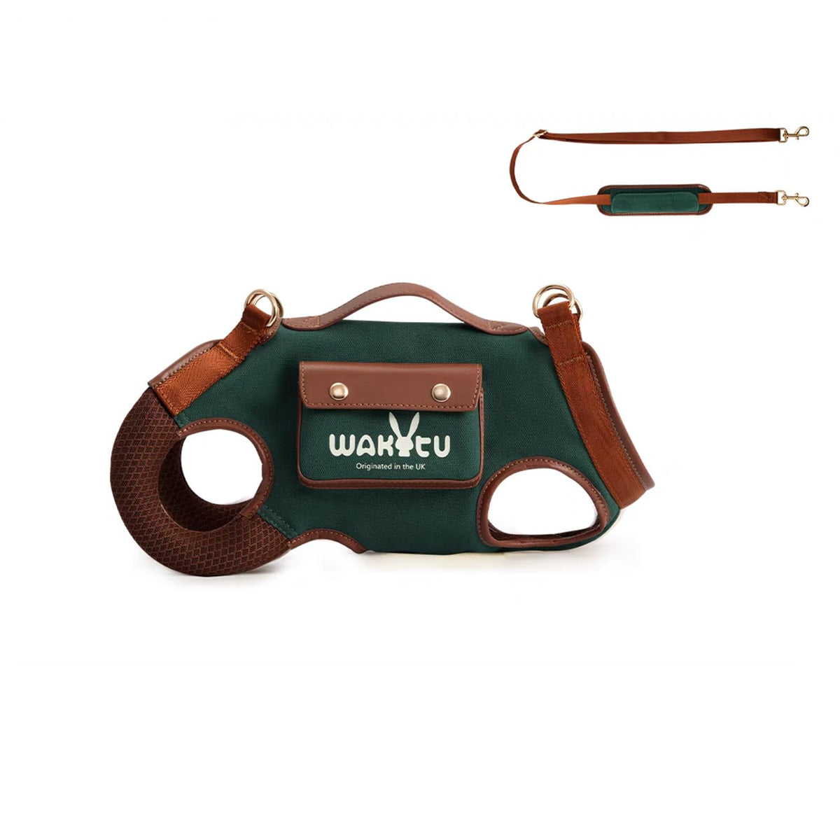 wakytu Animal Harness in Large(11-16 LBS), 1.0 Blue