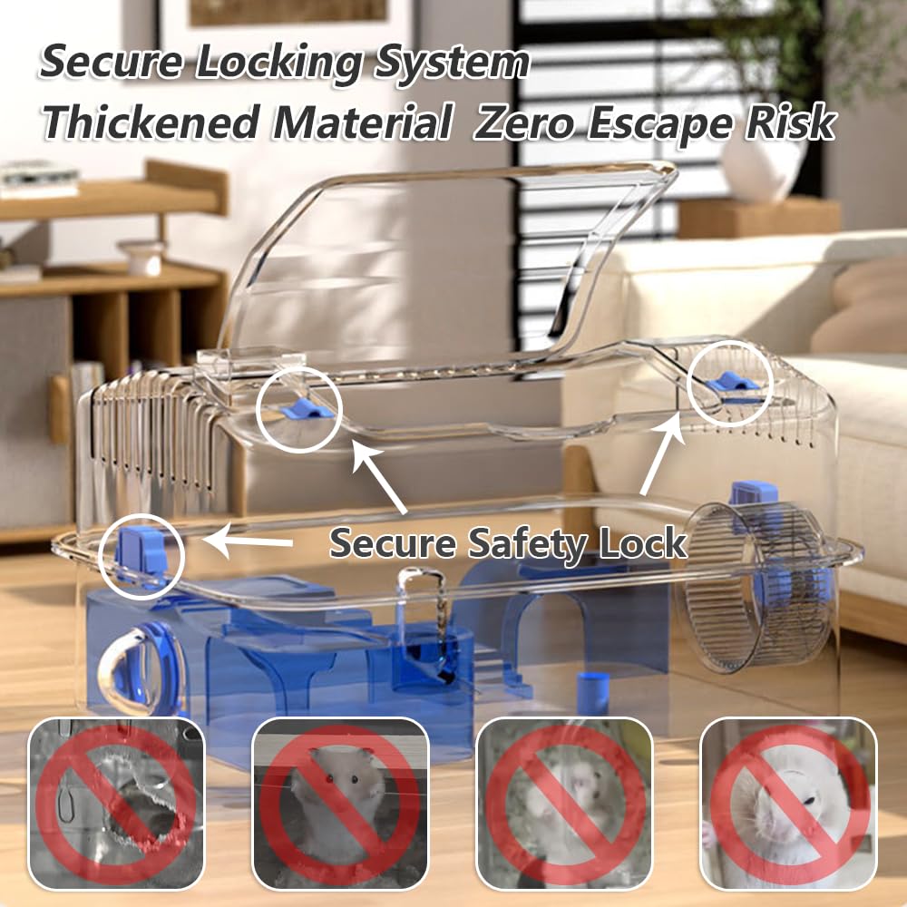 VE ThalasynTech Animal Cage in L, Blue