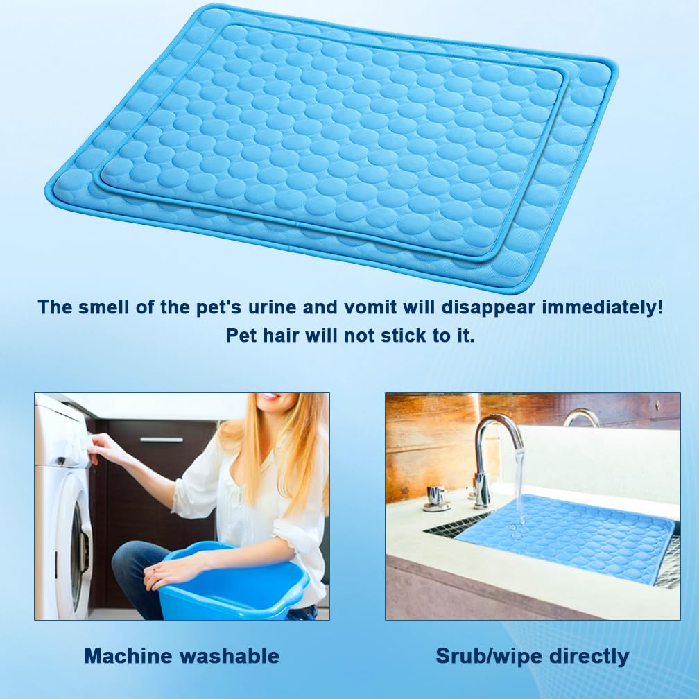 MeiLiMiYu Pet Bed Mat in 40x28 in, Blue