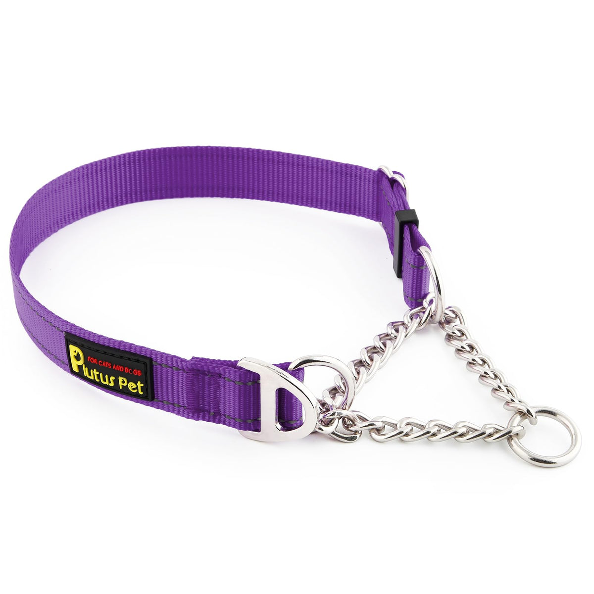 PLUTUS PET Animal Collar in Small, Purple
