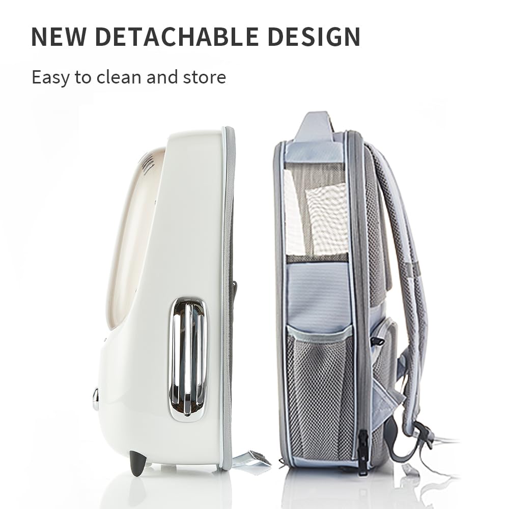 PETKIT Animal Carrier in 13.0"L x 12.0"W x 18.0"H, White