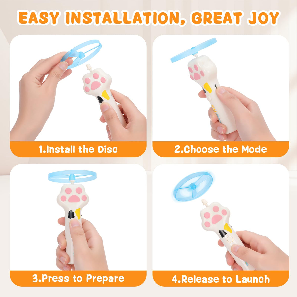 HOMQYTE Pet Toy in White