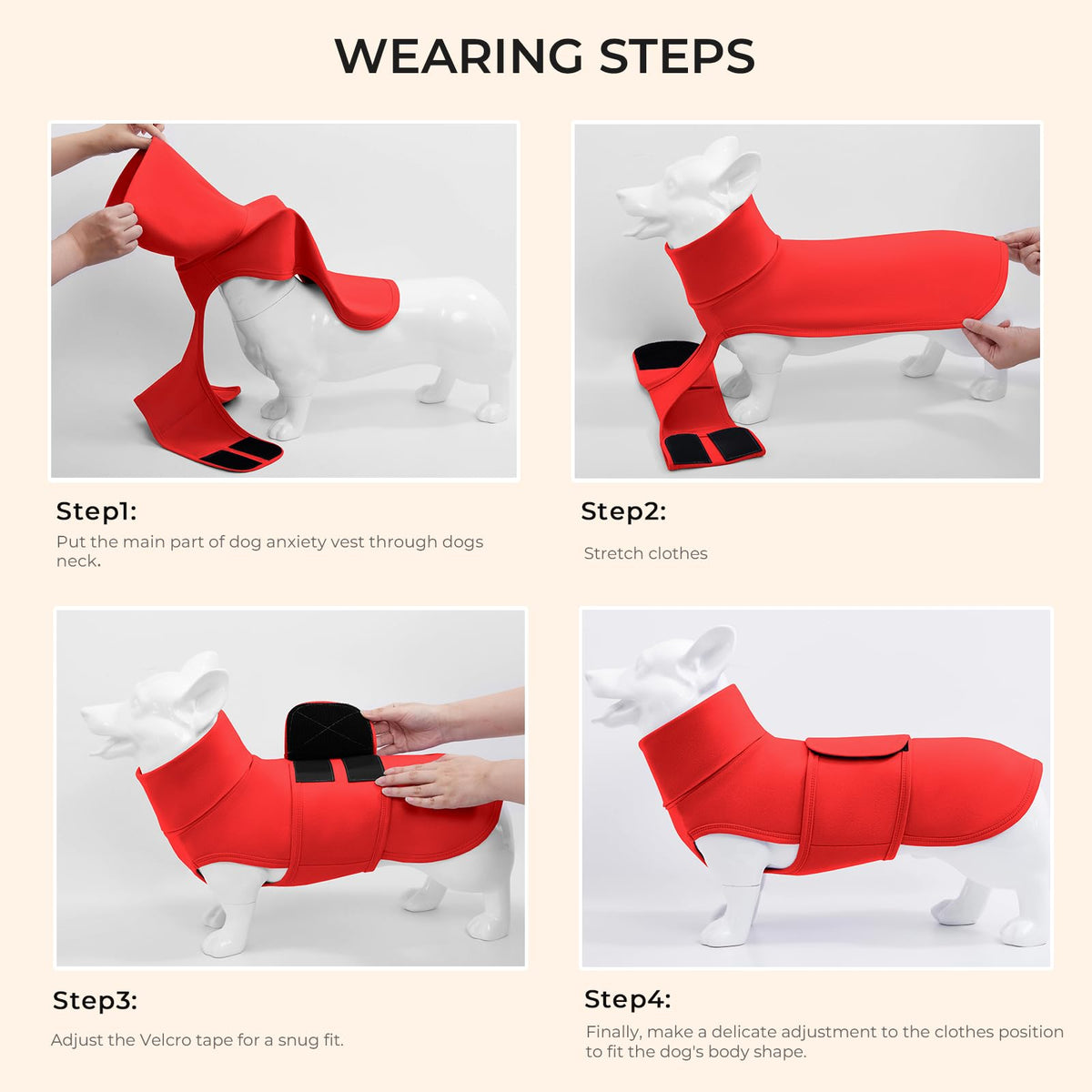 Haloumoning Pet Apparel in X-Small, Red