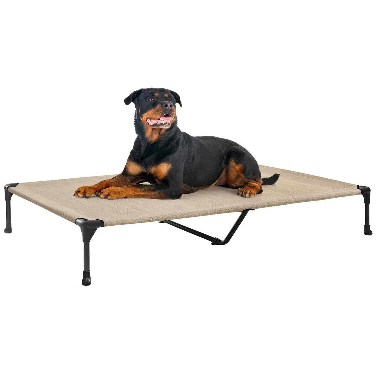 Veehoo Pet Bed Mat in 53.0"L x 37.0"W x 9.0"Th, Beige Coffee