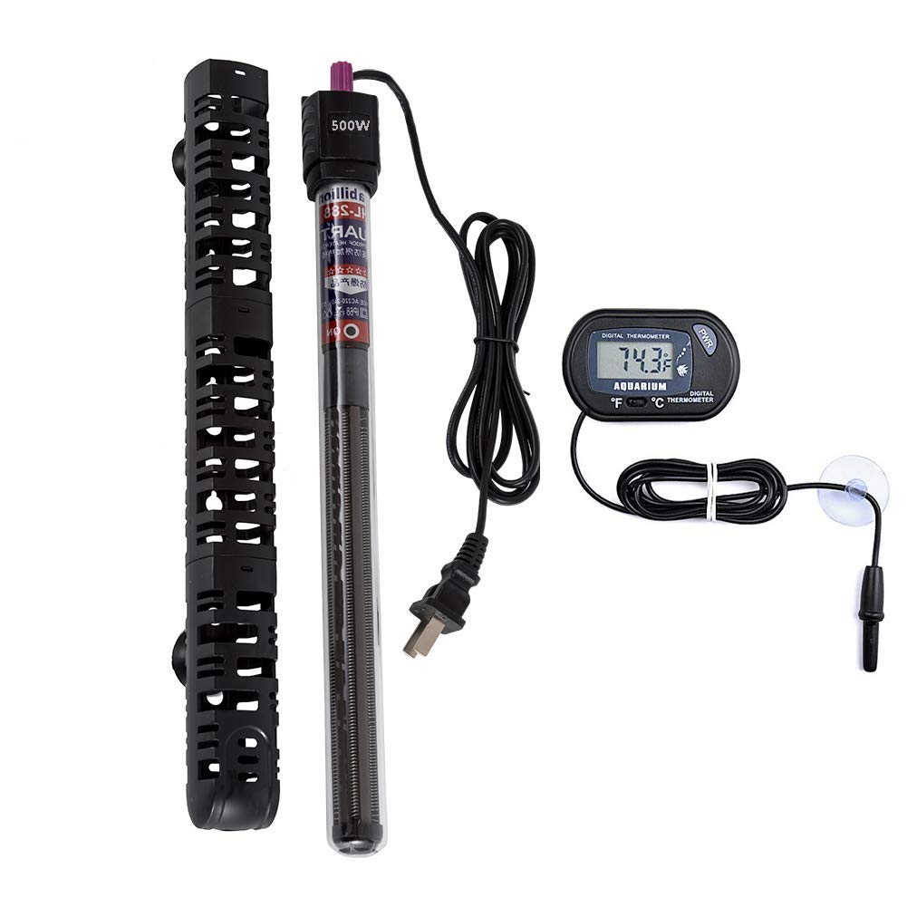 MQ Thermometer in 500W for 55-80 Gallon, black
