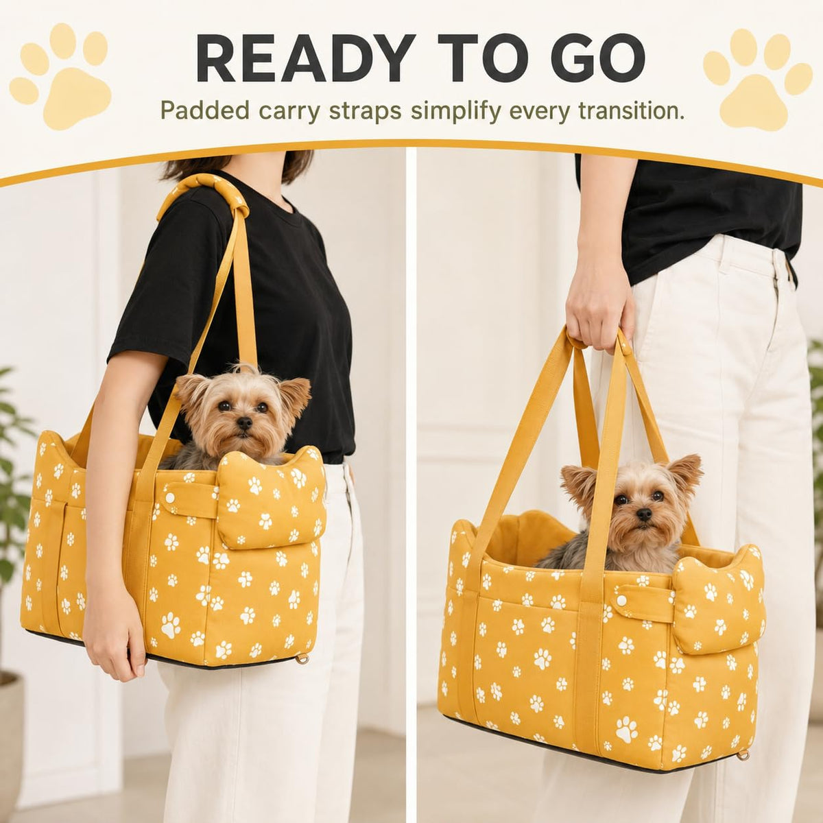 Cullaby Pet Seat in Yellow