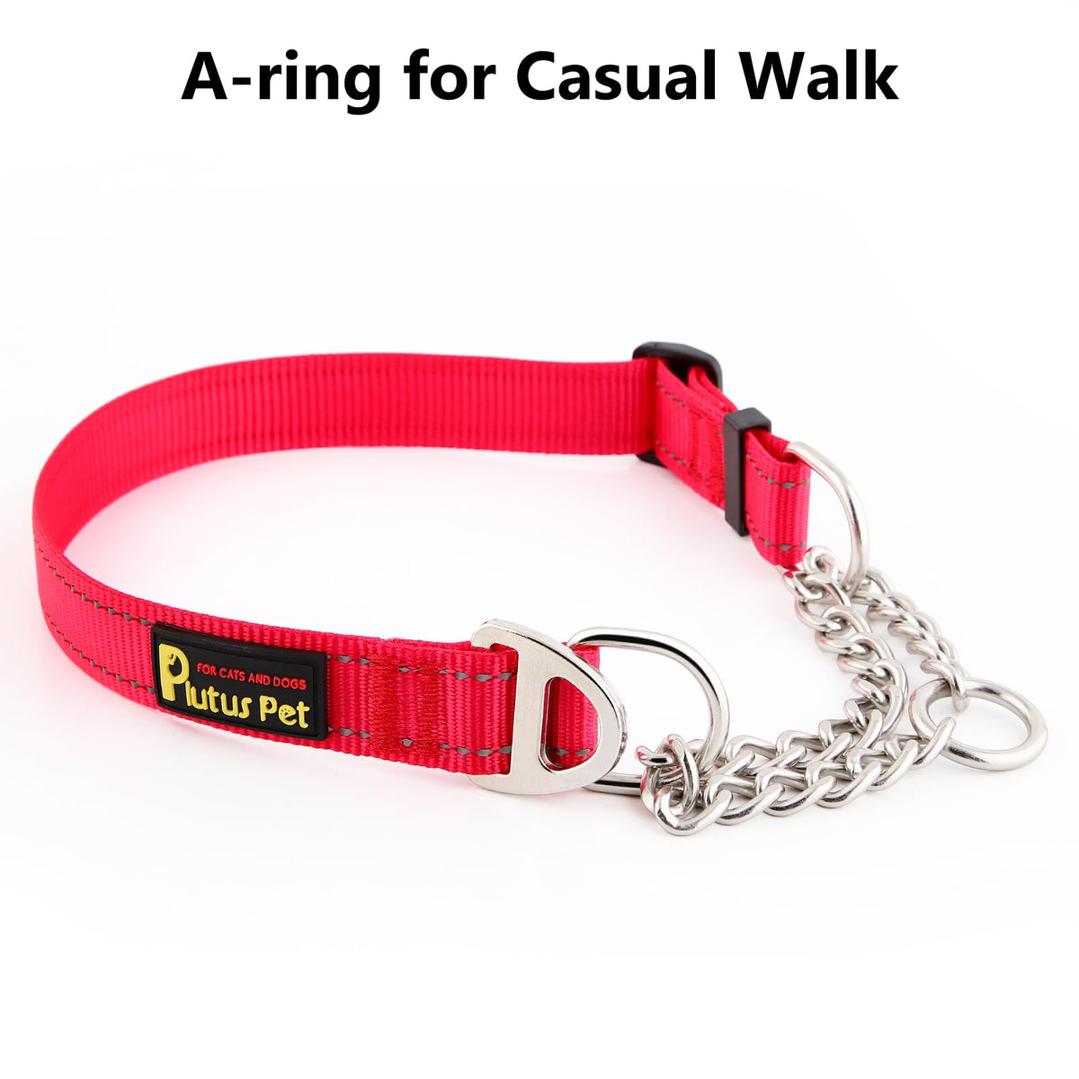 PLUTUS PET Animal Collar in Small, Red