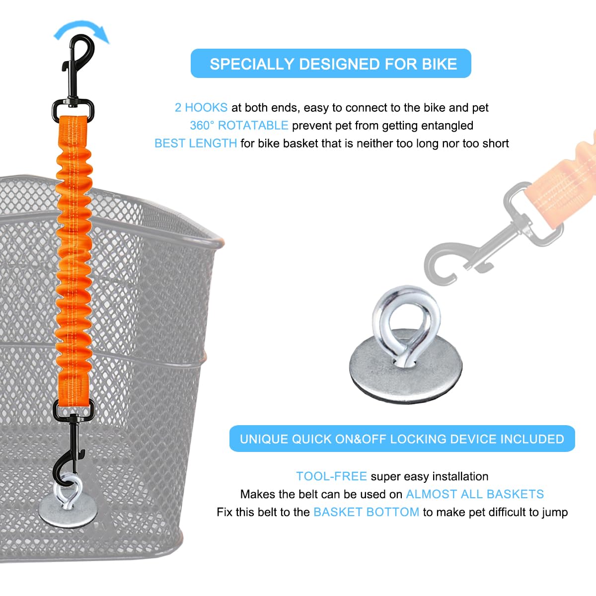 MATTISAM Animal Harness in Universal, Orange