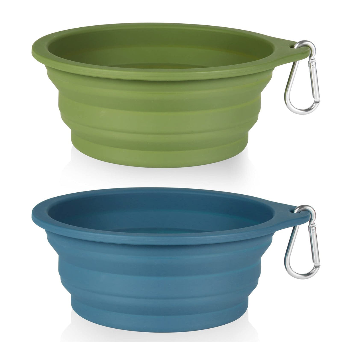 SLSON Pet Feeder in Avocado Green+Dark Green