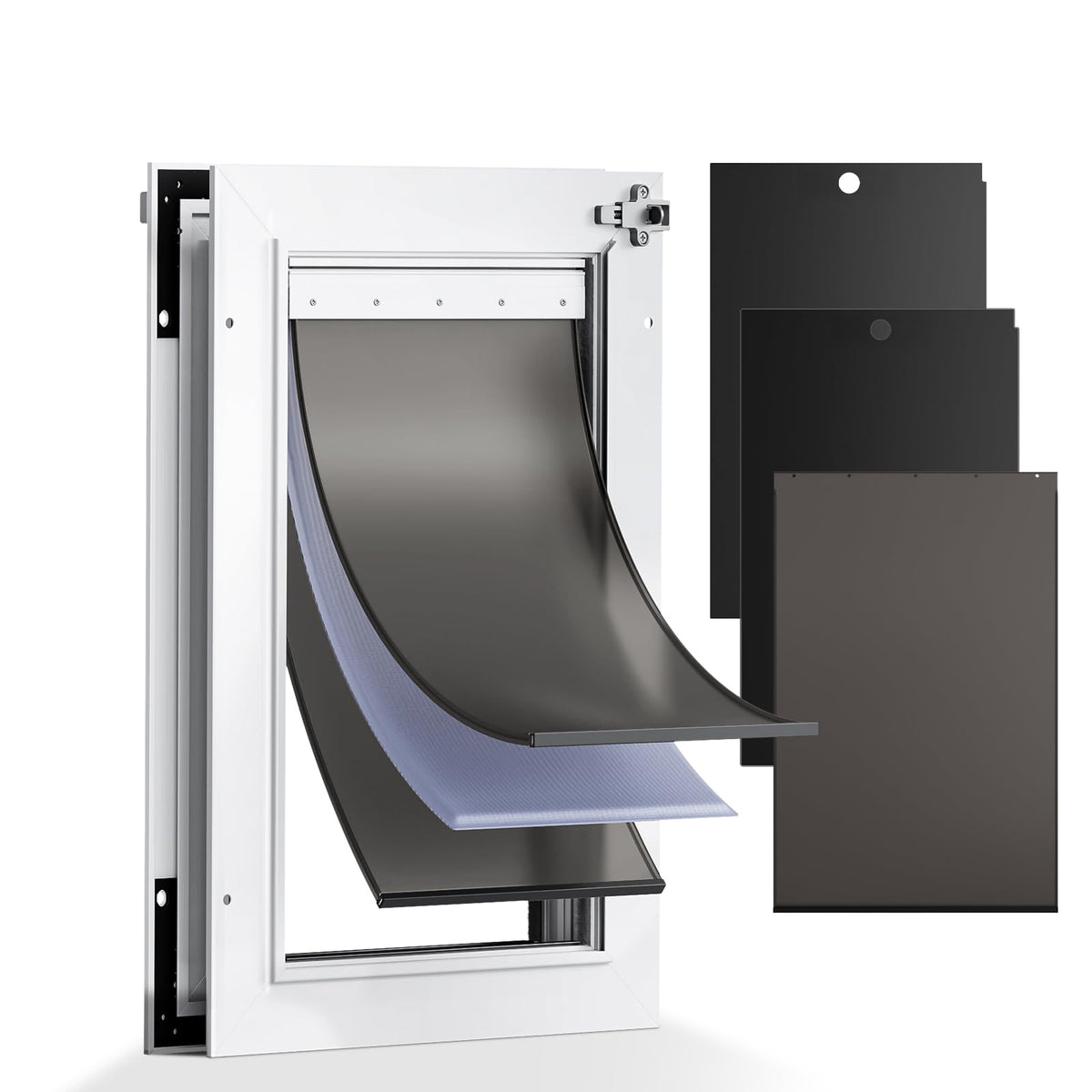 Tiylibe Pet Door in Medium, White