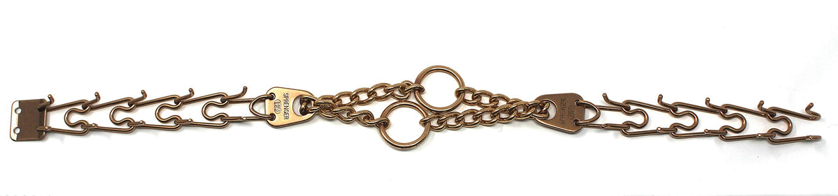 Herm Sprenger Animal Collar in 16in (41cm) x 2.25mm, Gold