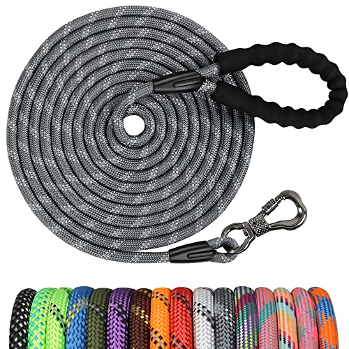 NTR Leash in 15ft*3/8", Grey