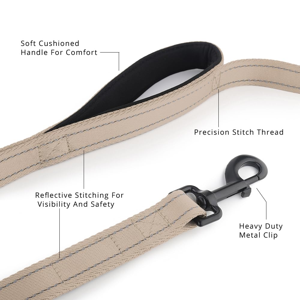 PLUTUS PET Leash in 4 FT, Beige