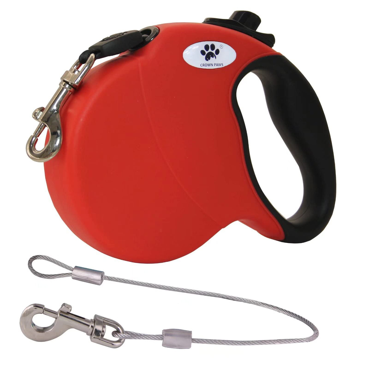CROWN PAWS Leash in Large, Red