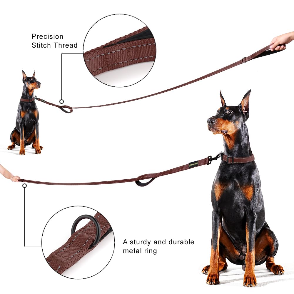 PLUTUS PET Leash in 4 FT, Chocolate