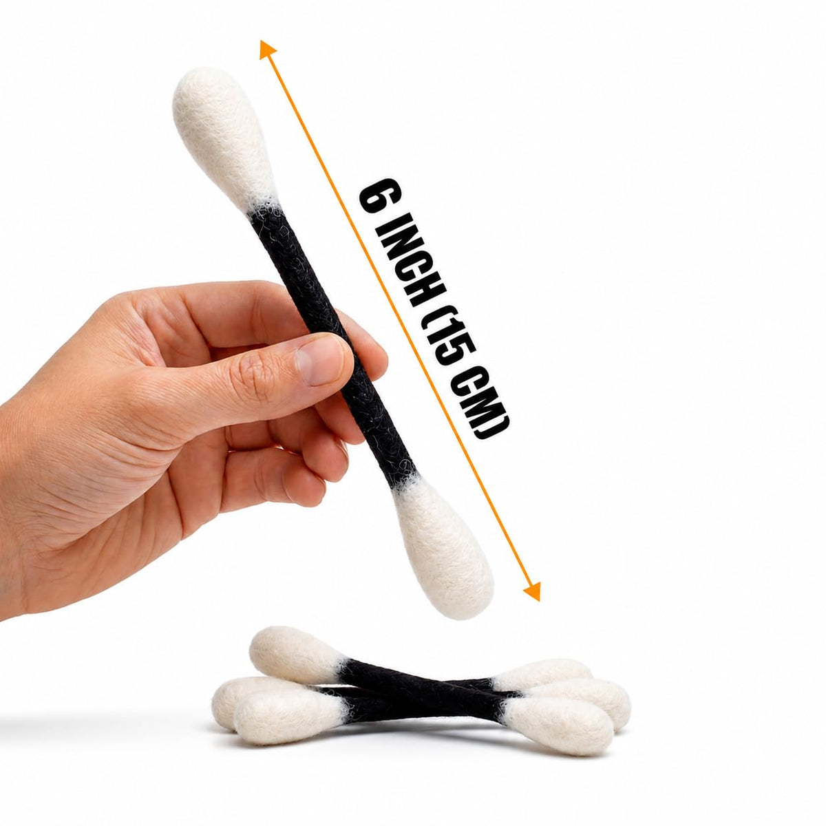 Glaciart One Pet Toy in Regular, Black Swabs