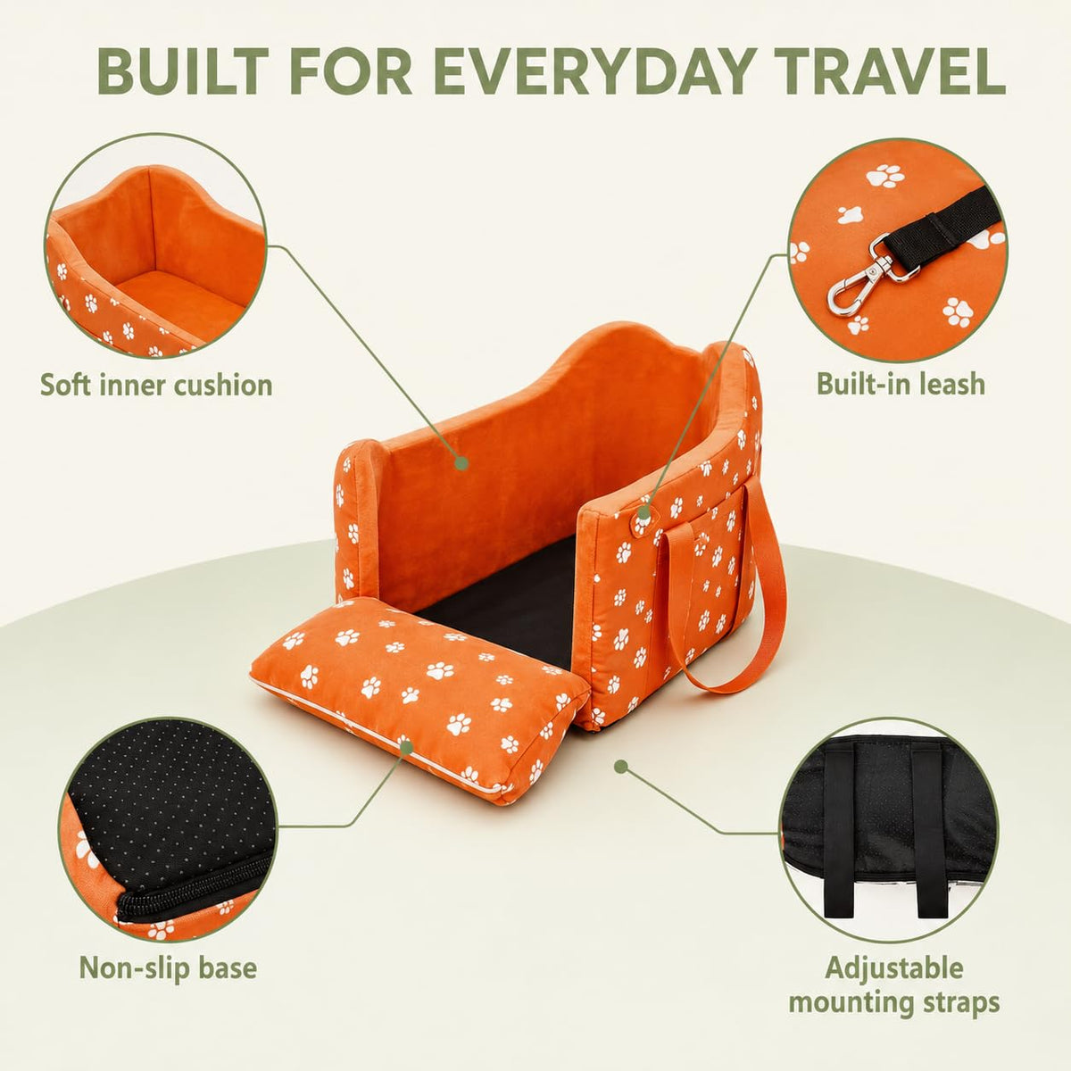 Cullaby Pet Seat in Tomato Red