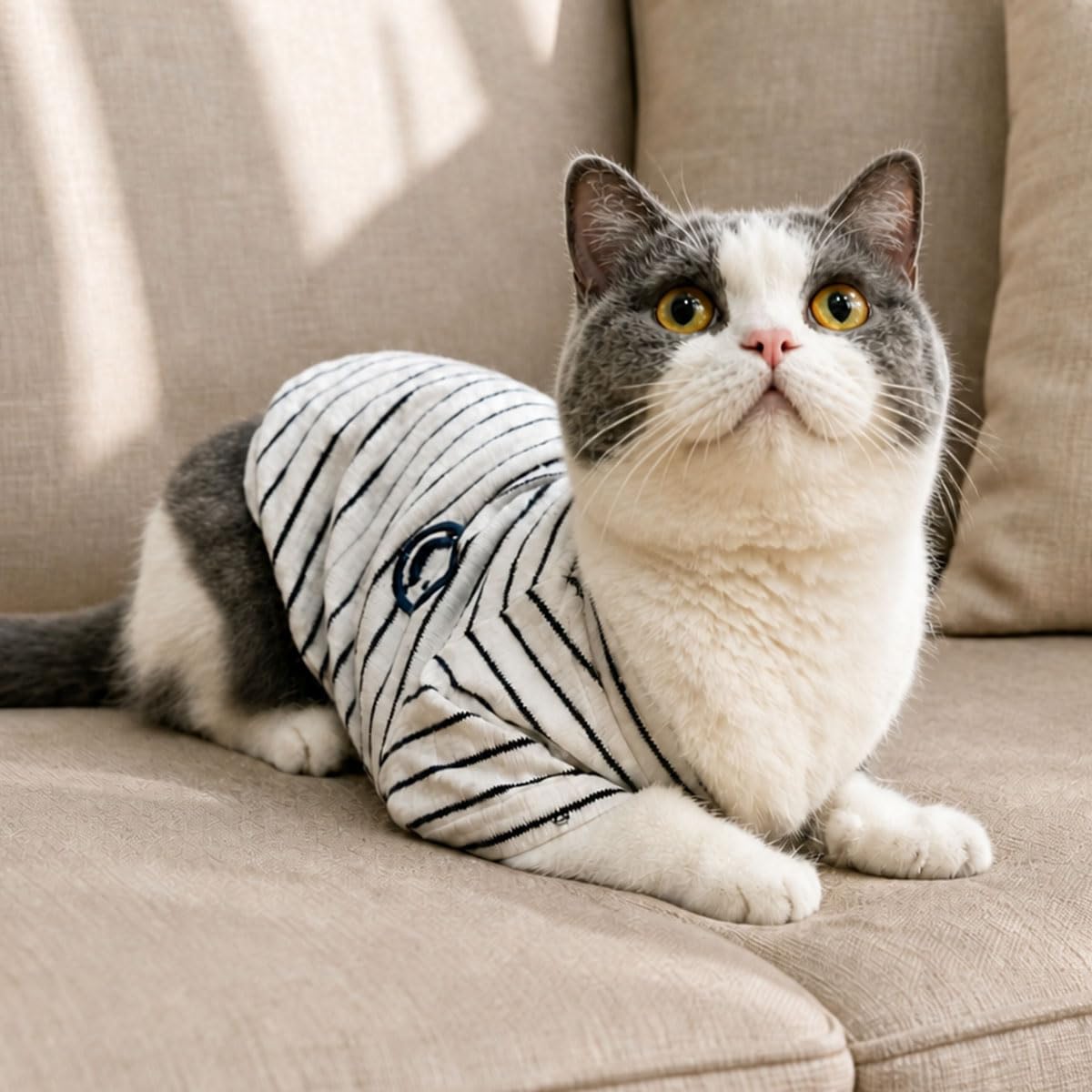 Wiz BBQT Pet Apparel in Pet XS - Chest 11.8", White