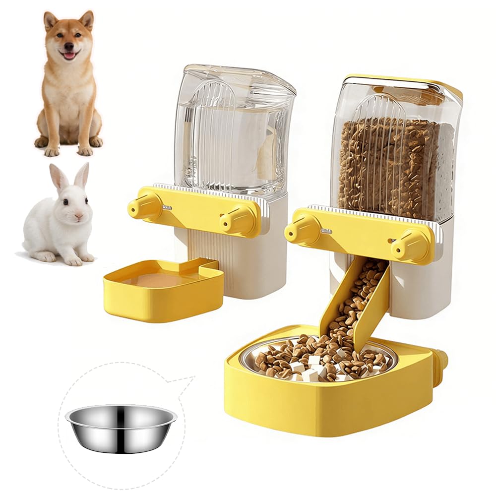 VE ThalasynTech Pet Feeder in Yellow