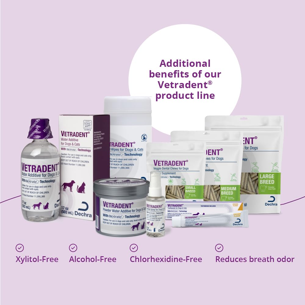 Vetradent Pet Supplies in 2oz, Clear