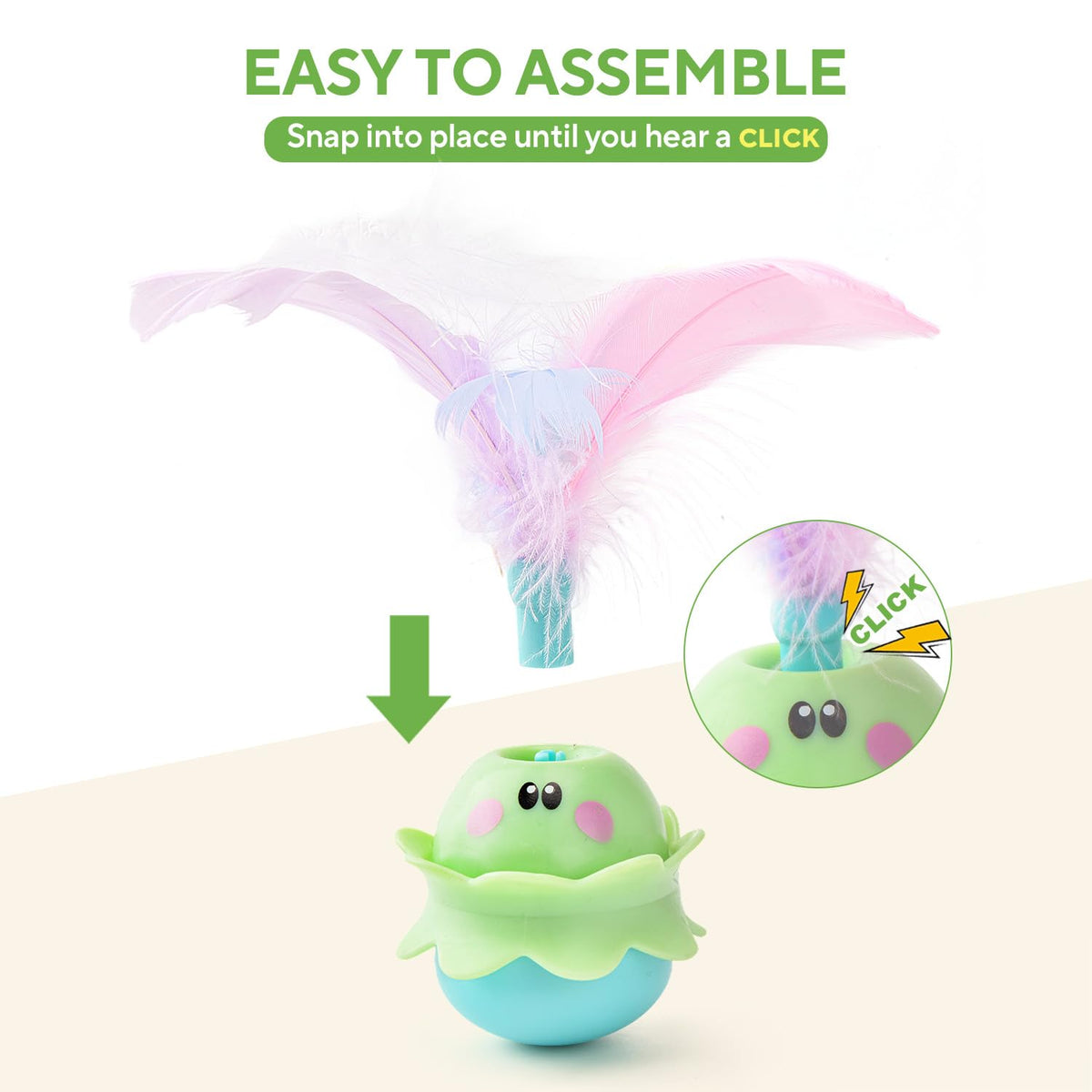 LIFLIX Pet Toy in Green