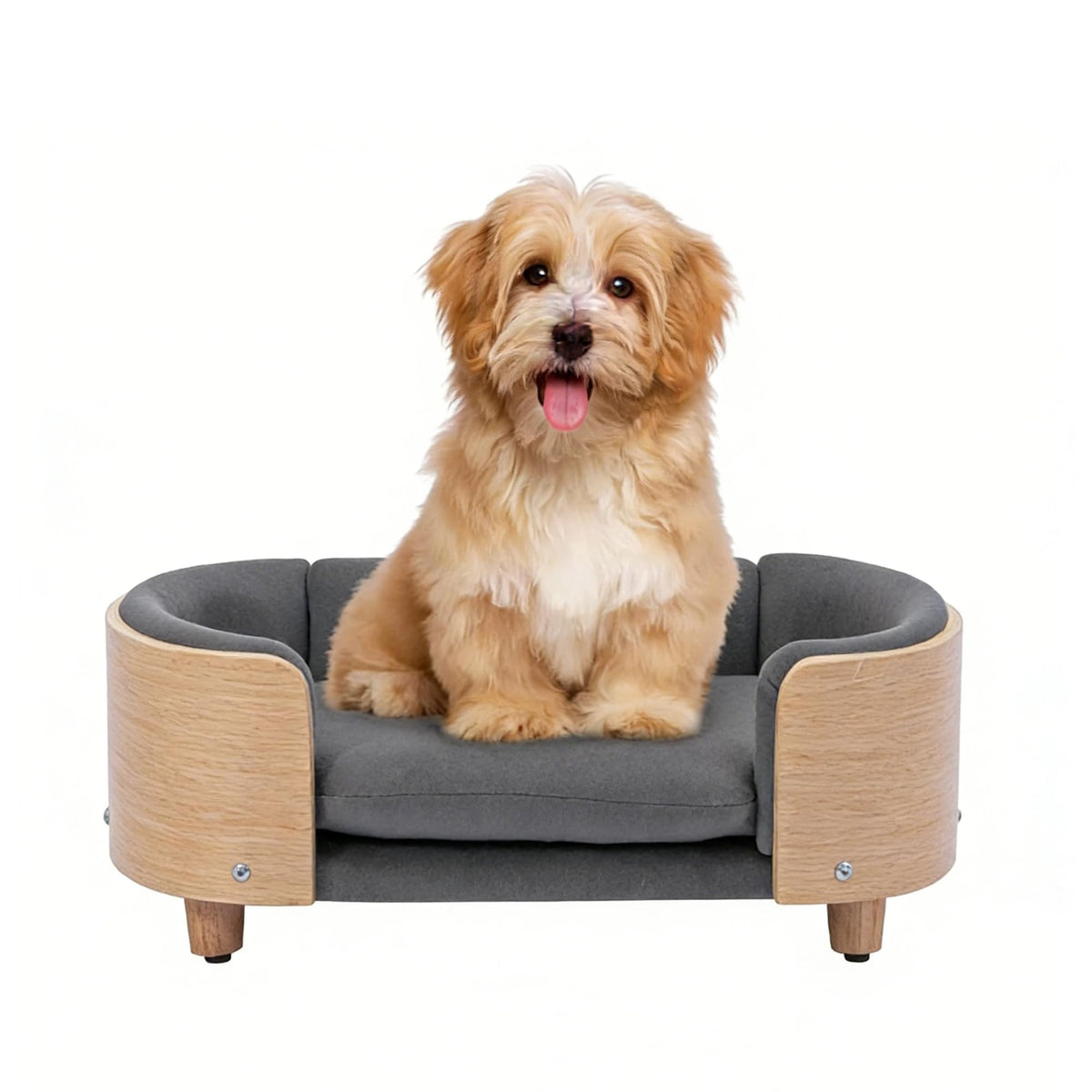 Trygoal Pet Bed Mat in 26.38, Dark Blue & Walnut