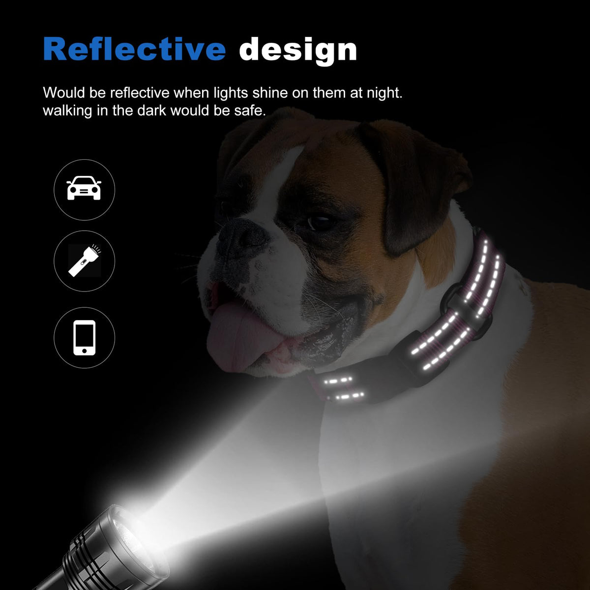 GDLKPS Animal Collar in XS:3/4" Wide for 11.5"-13.5" Neck, Pink