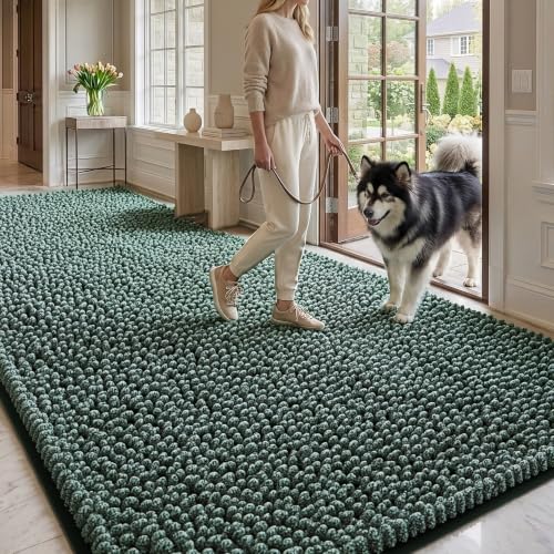 EHEYCIGA Pet Bed Mat in 60x36inch, Green
