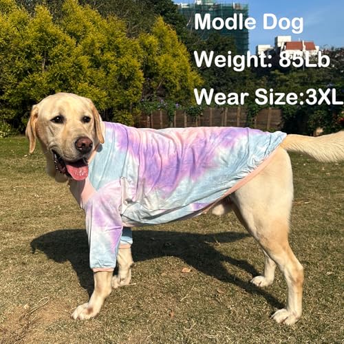 PriPre Pet Apparel in X-Large, .Tiedye