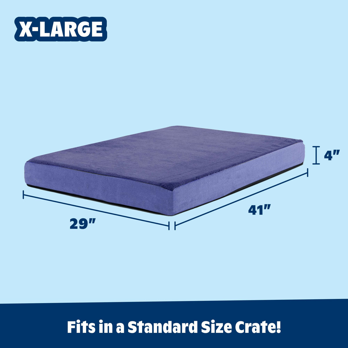BarkBox Pet Bed Mat in X-Large, Navy