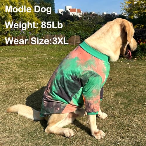 PriPre Pet Apparel in Large, Green Orange