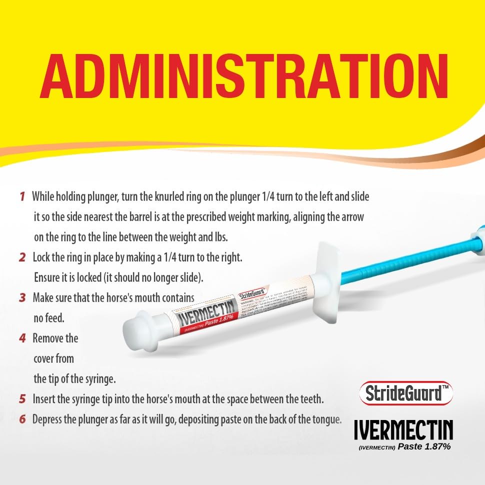StrideGuard Animal Medication in 1 PACK, Yallow