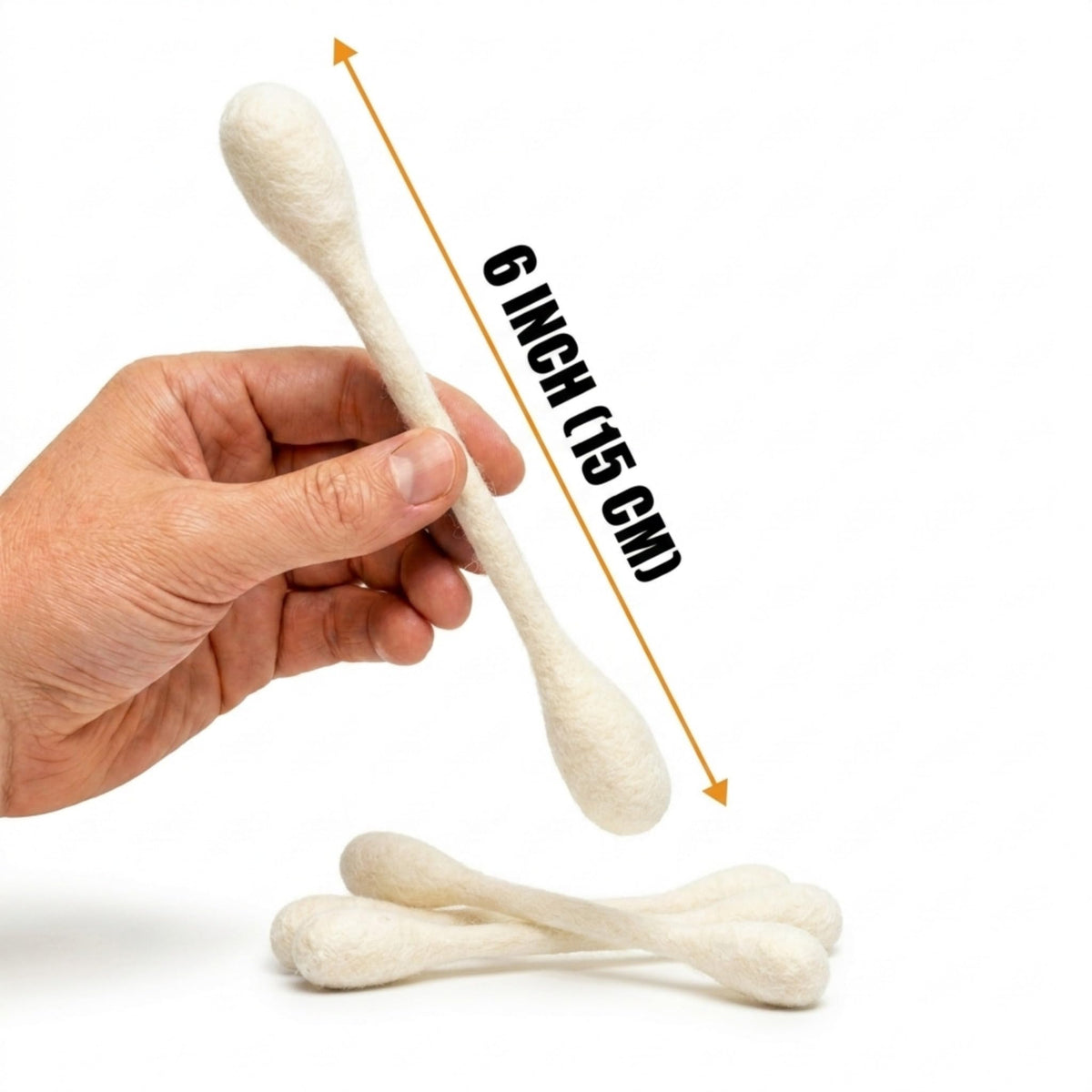Glaciart One Pet Toy in Regular, White Swabs