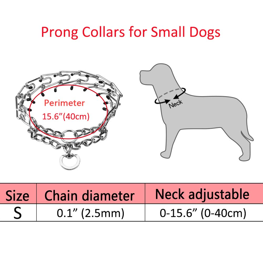 Aheasoun Animal Collar in Small, 2.5mm, 15.6-Inch, Silver