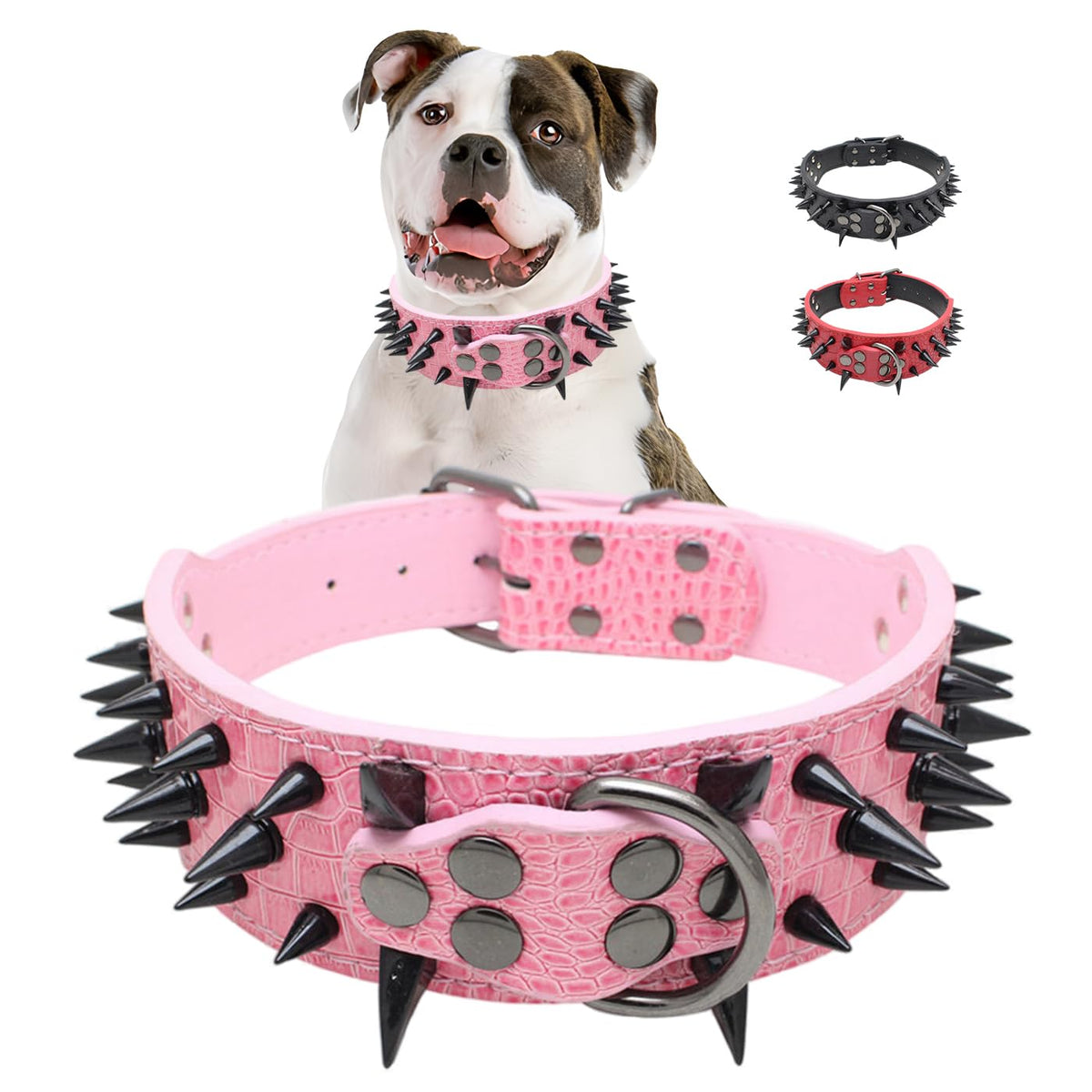 YOUALSO Animal Collar in XS for Neck 15-18", Light Pink