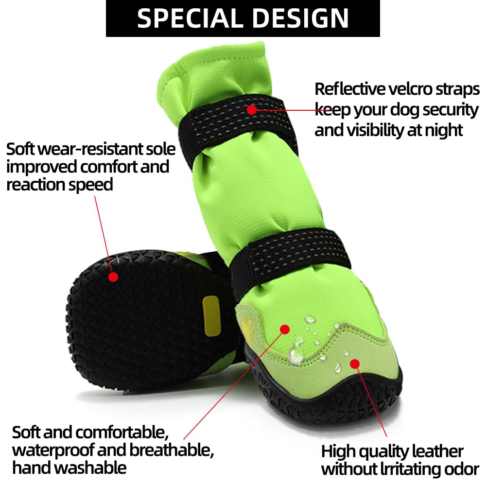 MUSIMC Paw Hoof Protector in Size 1: 1.57''x1.37''(L*W), Black Red Green
