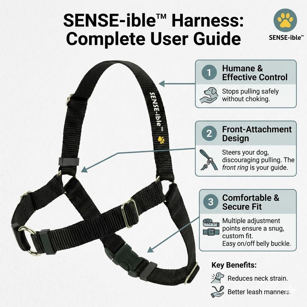 Softouch Animal Harness in L, Red