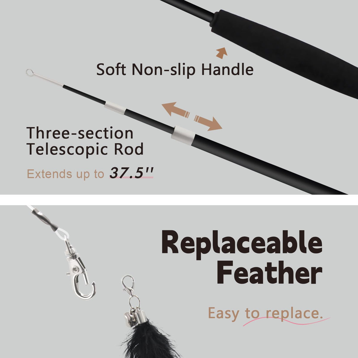 SONGWAY Pet Toy in Black