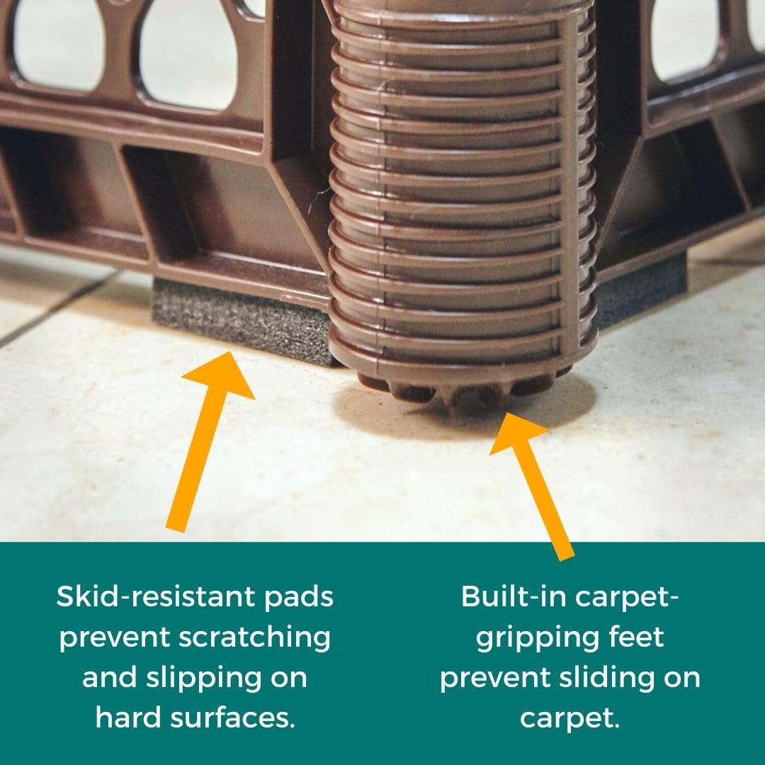 MYPET Pet Playpen in 3-Panel Barrier, Brown