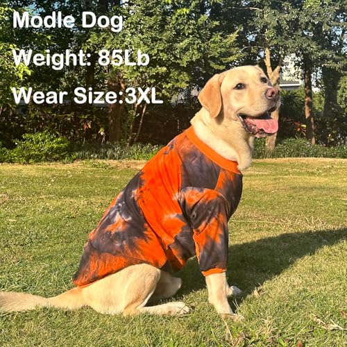 PriPre Pet Apparel in Large, Black Orange