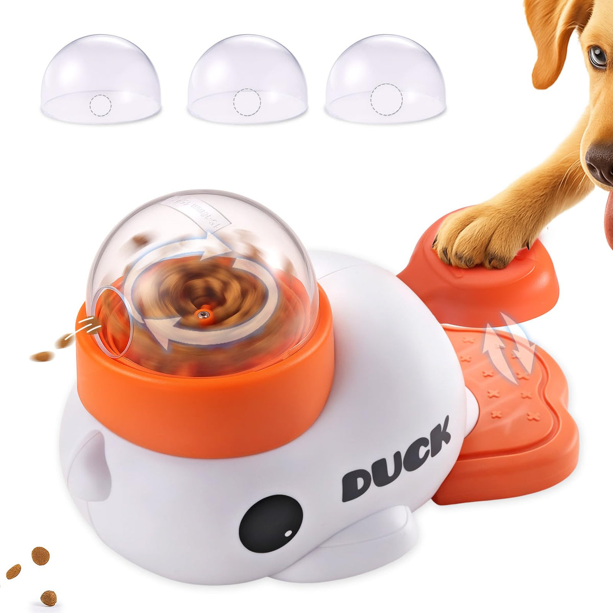 Star&Mi Pet Feeder in Duck-White