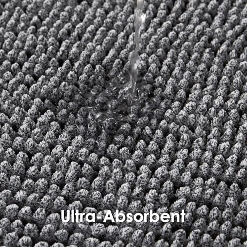 EHEYCIGA Pet Bed Mat in 24x16inch, Dark Grey