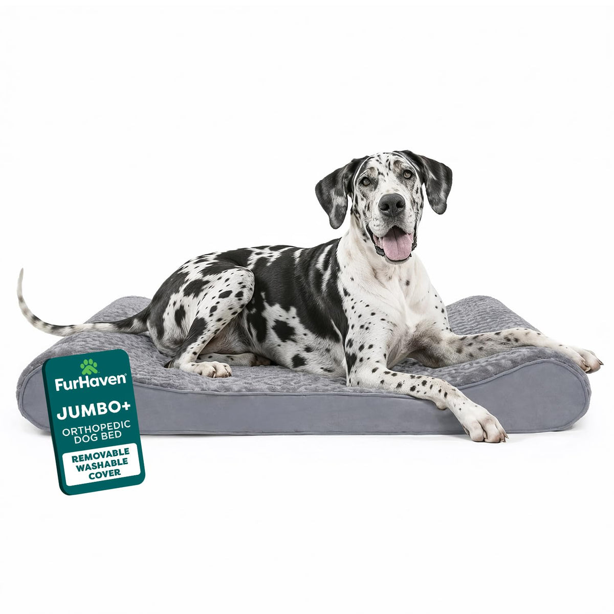 Furhaven Pet Bed Mat in Jumbo Plus, Ultra Plush (Gray)