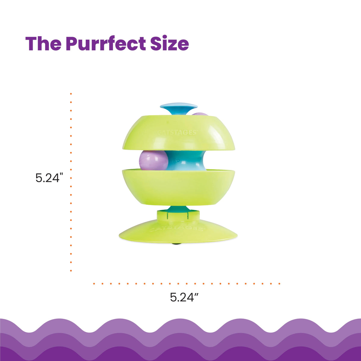 Catstages Pet Toy in One-Size, Green