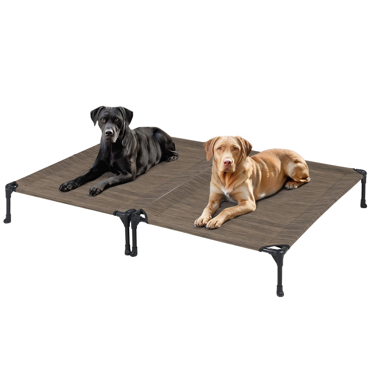 Veehoo Pet Bed Mat in 42.0"L x 30.0"W x 7.0"Th, 2Packs- Brown