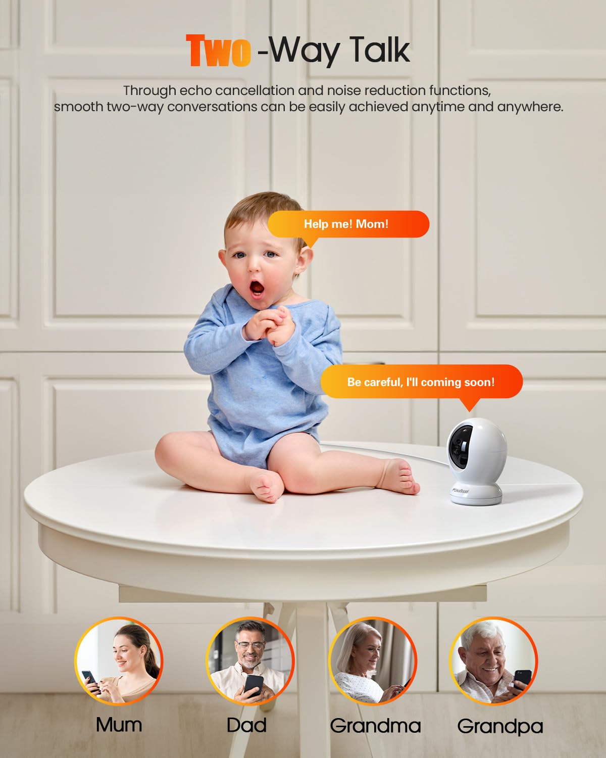 usogood Security Camera in White