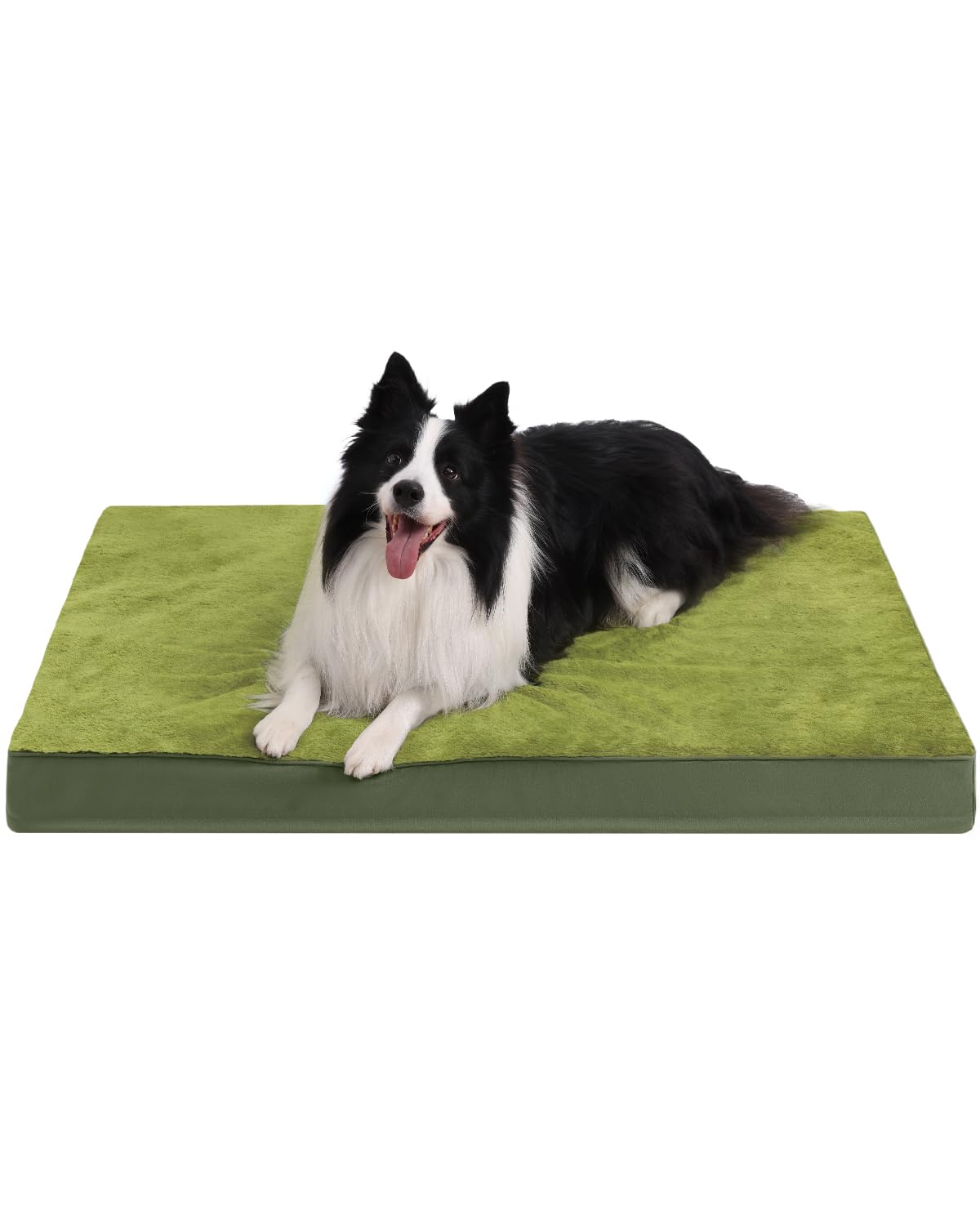 KSIIA Pet Bed Mat in 35.0"L x 22.0"W x 3.0"Th, Green