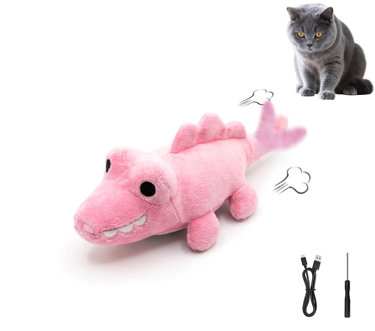 ZeLing HTL Pet Toy in Smooth, Pink