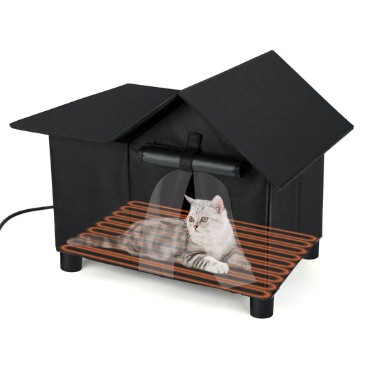 GINDOOR Animal Shelter in Black