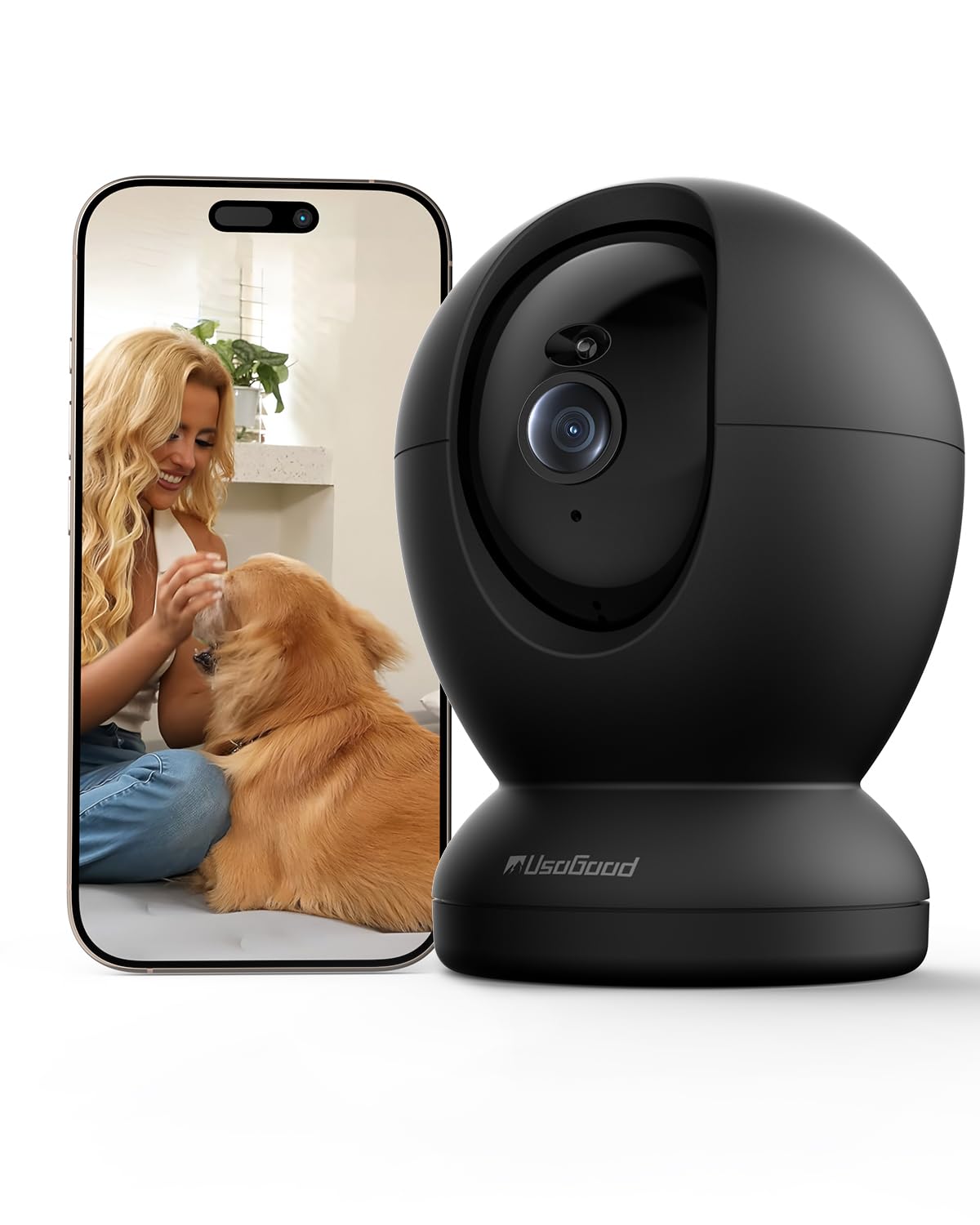 usogood Security Camera in black